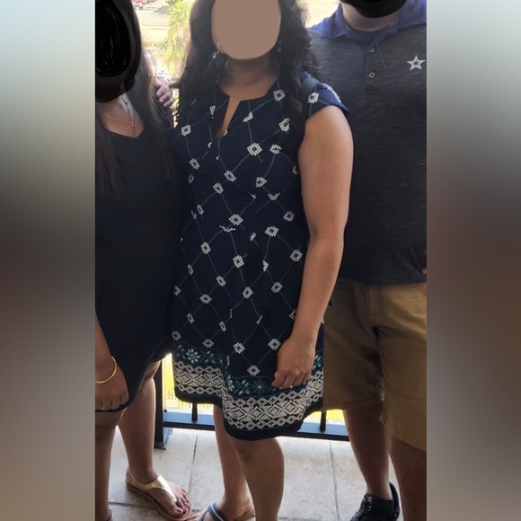 Navy Blue Dress - Picture 2 of 4